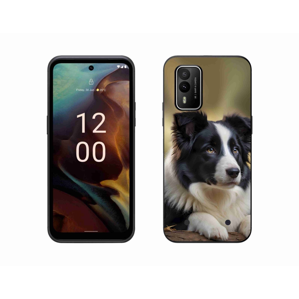 Gélový kryt mmCase na Nokia XR21 - border kólia 2