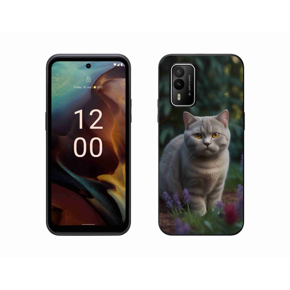 Gélový kryt mmCase na Nokia XR21 - britská mačka