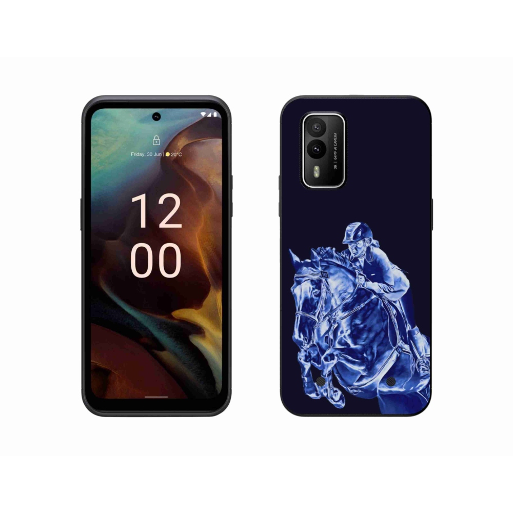 Gélový kryt mmCase na Nokia XR21 - dostihový kôň