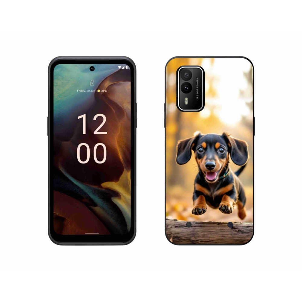 Gélový kryt mmCase na Nokia XR21 - jazvečík 2