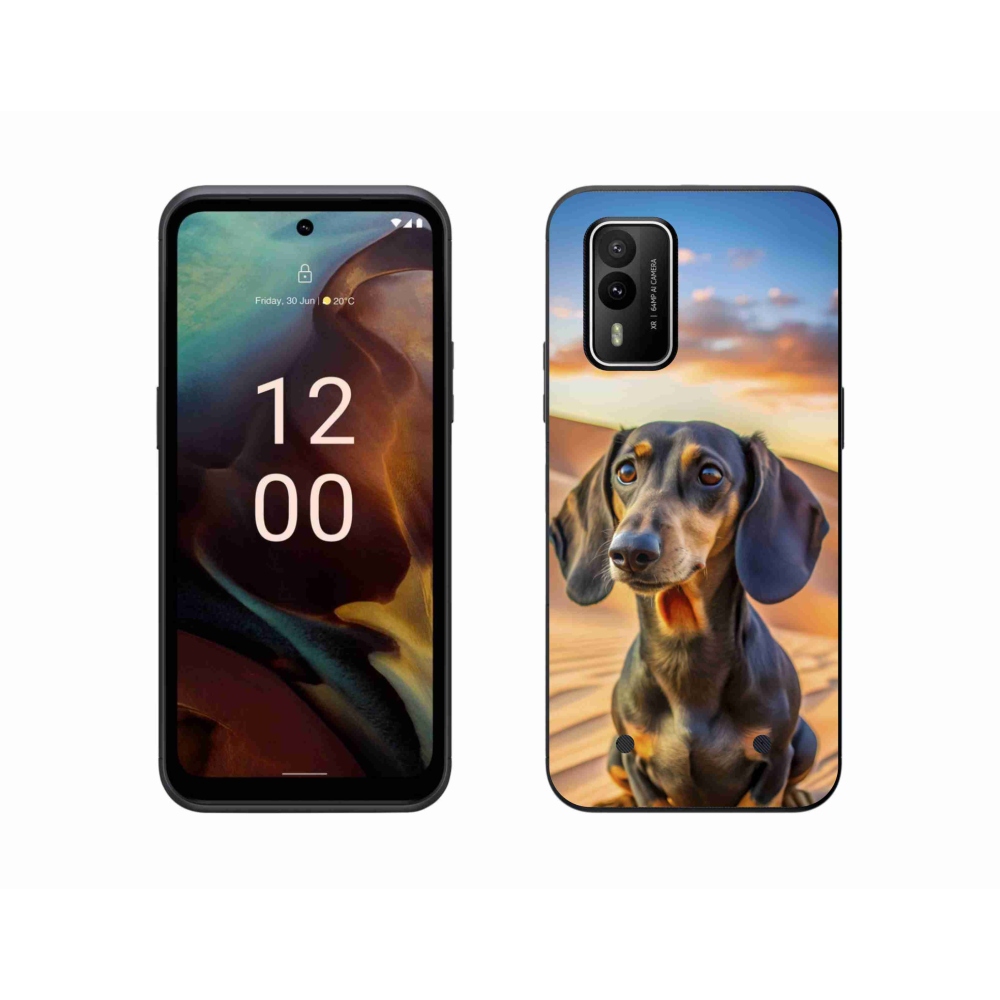 Gélový kryt mmCase na Nokia XR21 - jazvečík 3
