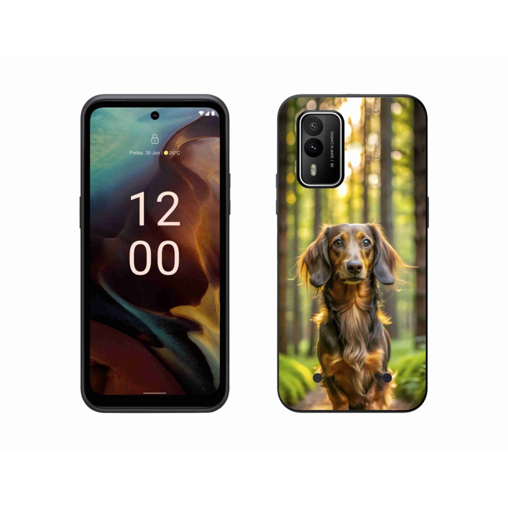 Gélový kryt mmCase na Nokia XR21 - jazvečík 4