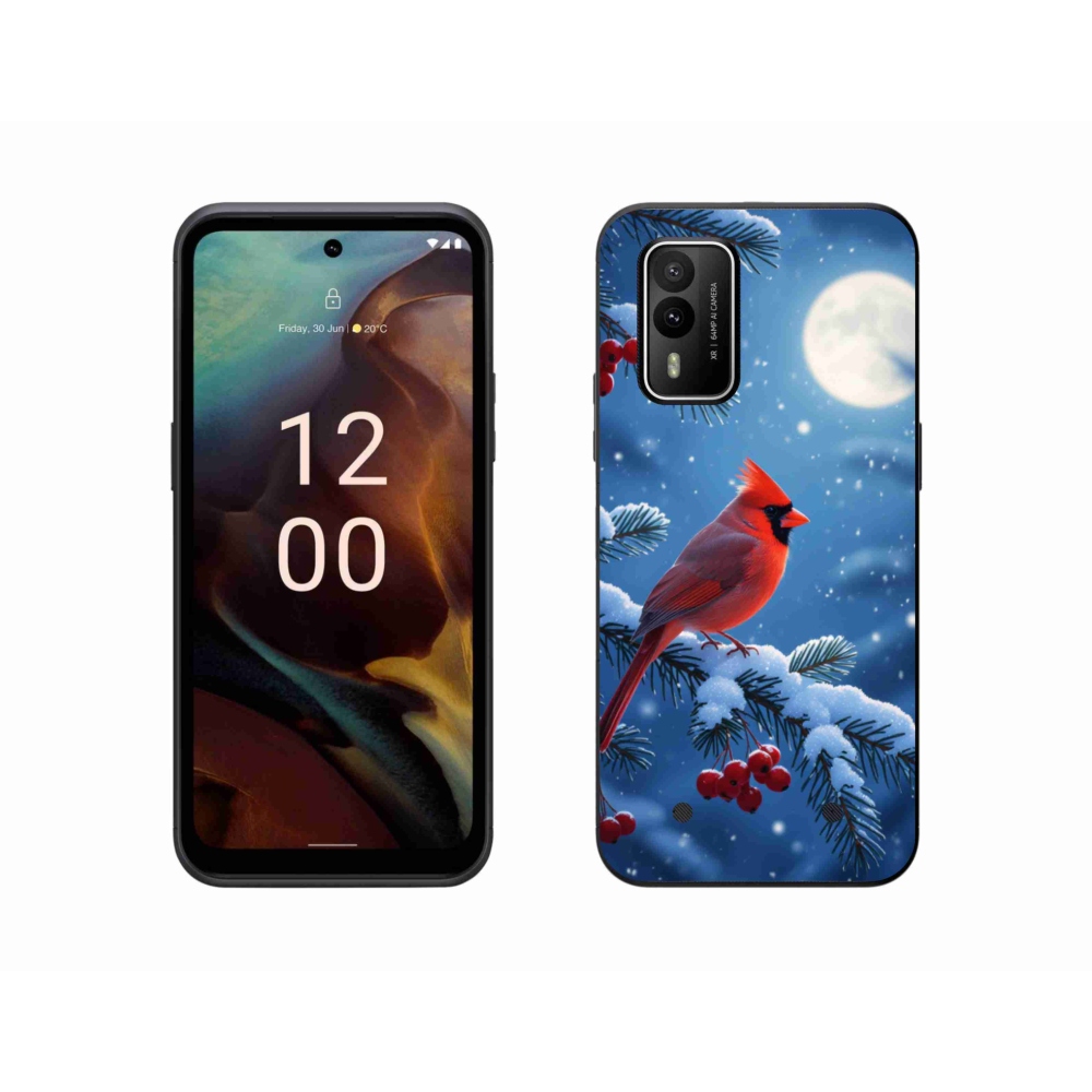 Gélový kryt mmCase na Nokia XR21 - kardinál červený