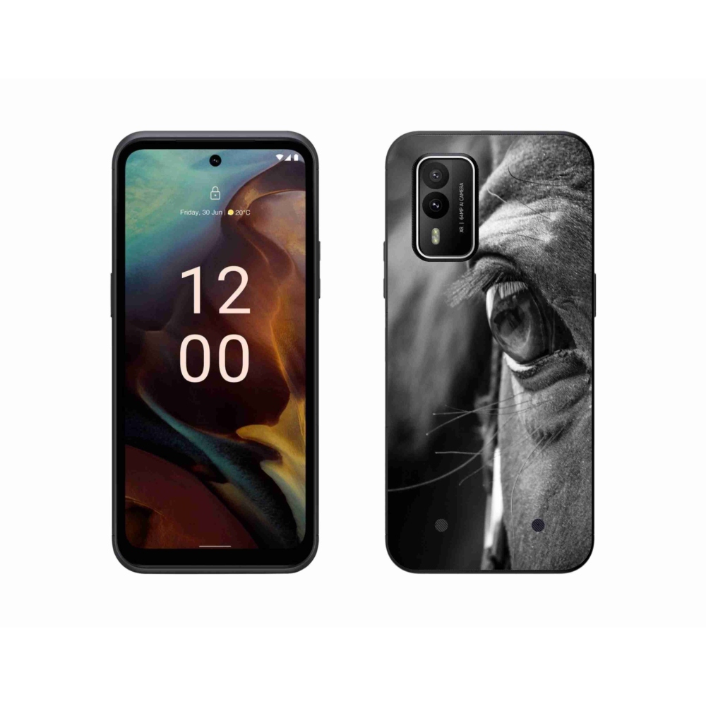 Gélový kryt mmCase na Nokia XR21 - konský pohľad