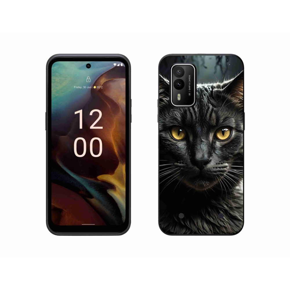 Gélový kryt mmCase na Nokia XR21 - mačacie pohľad 3