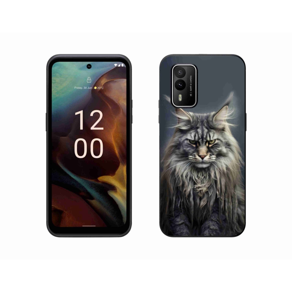Gélový kryt mmCase na Nokia XR21 - mačacie pohľad 4