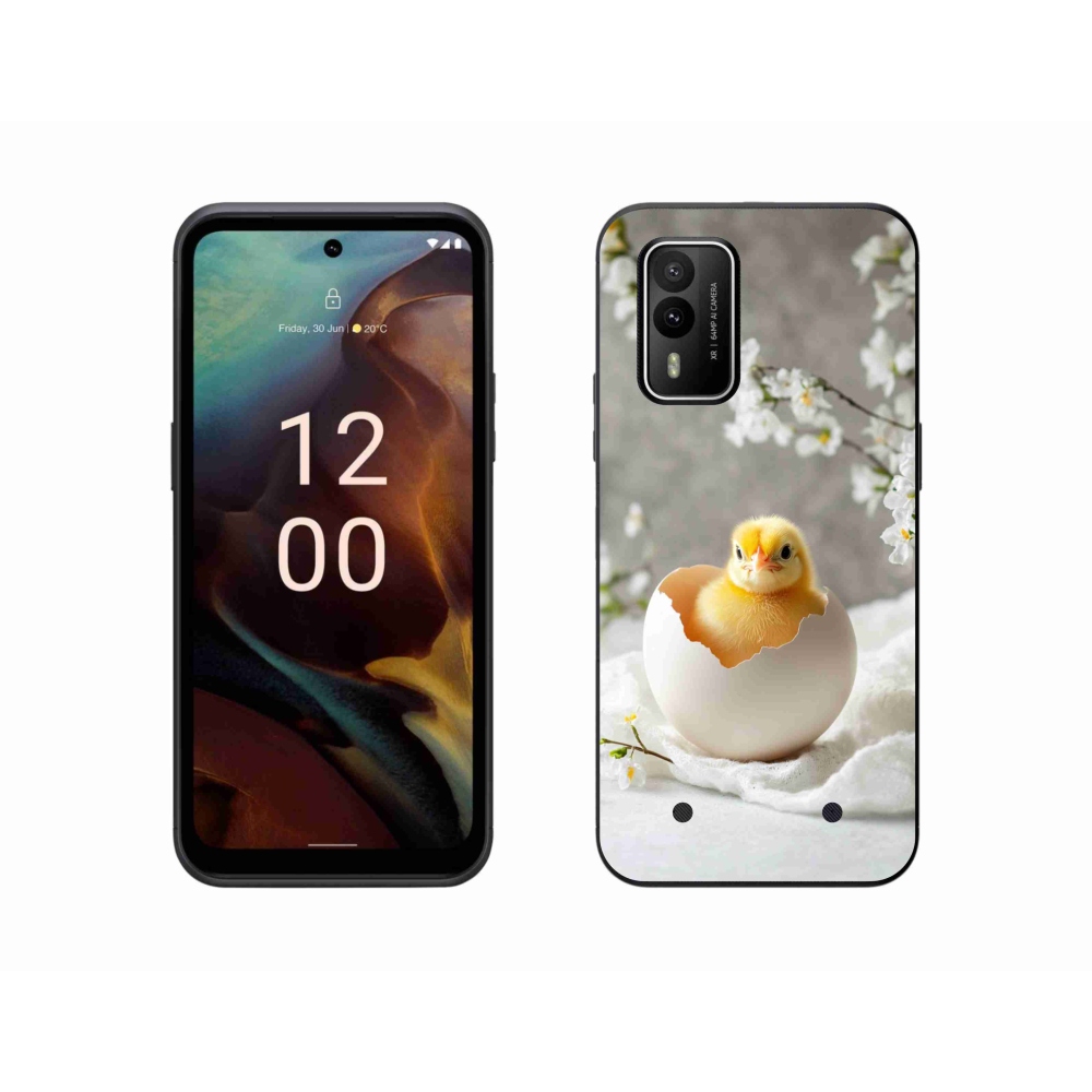 Gélový kryt mmCase na Nokia XR21 - kuriatko
