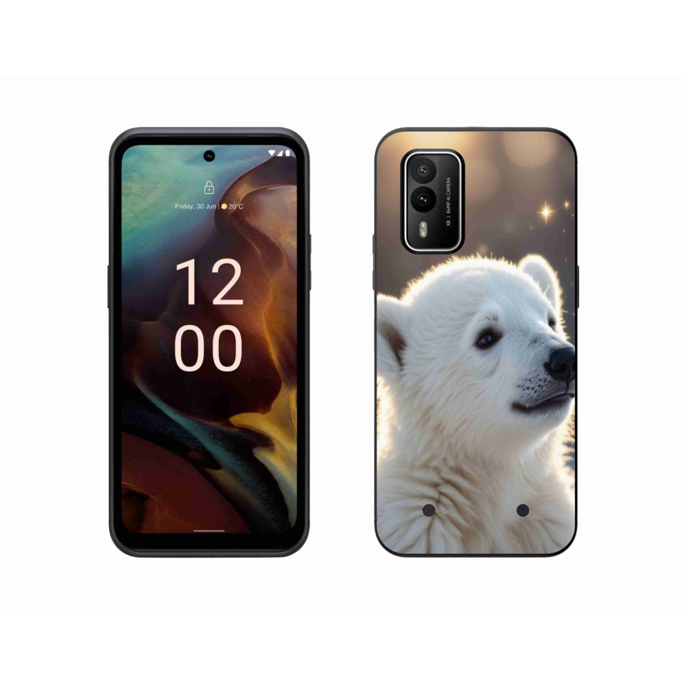 Gélový kryt mmCase na Nokia XR21 - ľadový medveď