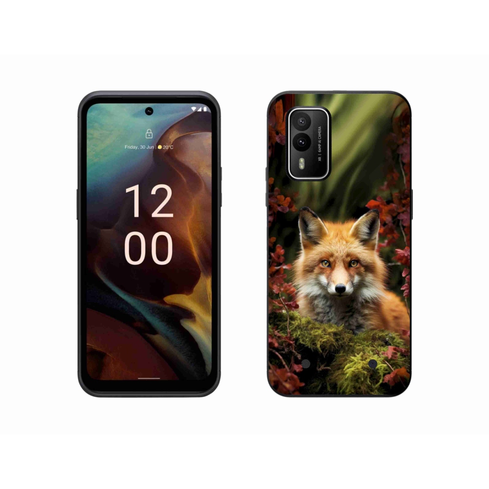 Gélový kryt mmCase na Nokia XR21 - líška v lese