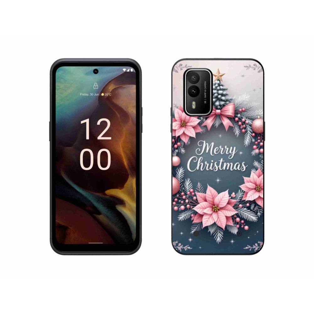 Gélový kryt mmCase na Nokia XR21 - merry christmas