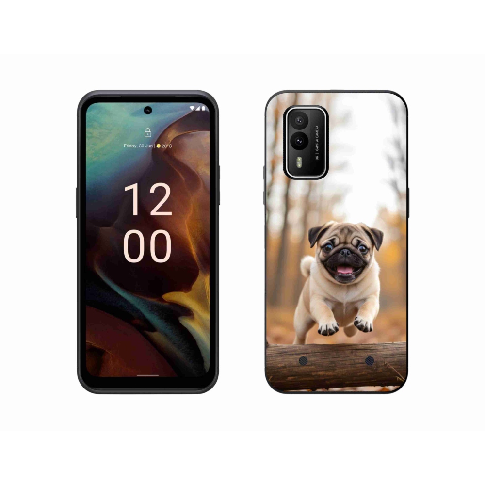 Gélový kryt mmCase na Nokia XR21 - mops 2