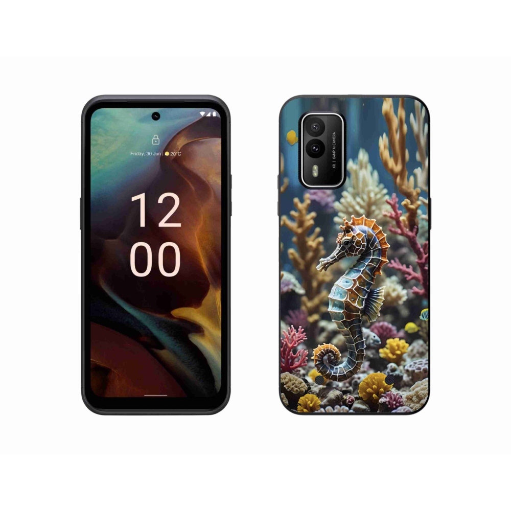 Gélový kryt mmCase na Nokia XR21 - morský koník 2
