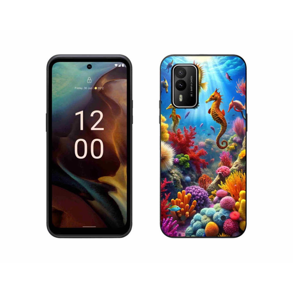 Gélový kryt mmCase na Nokia XR21 - morský svet 3
