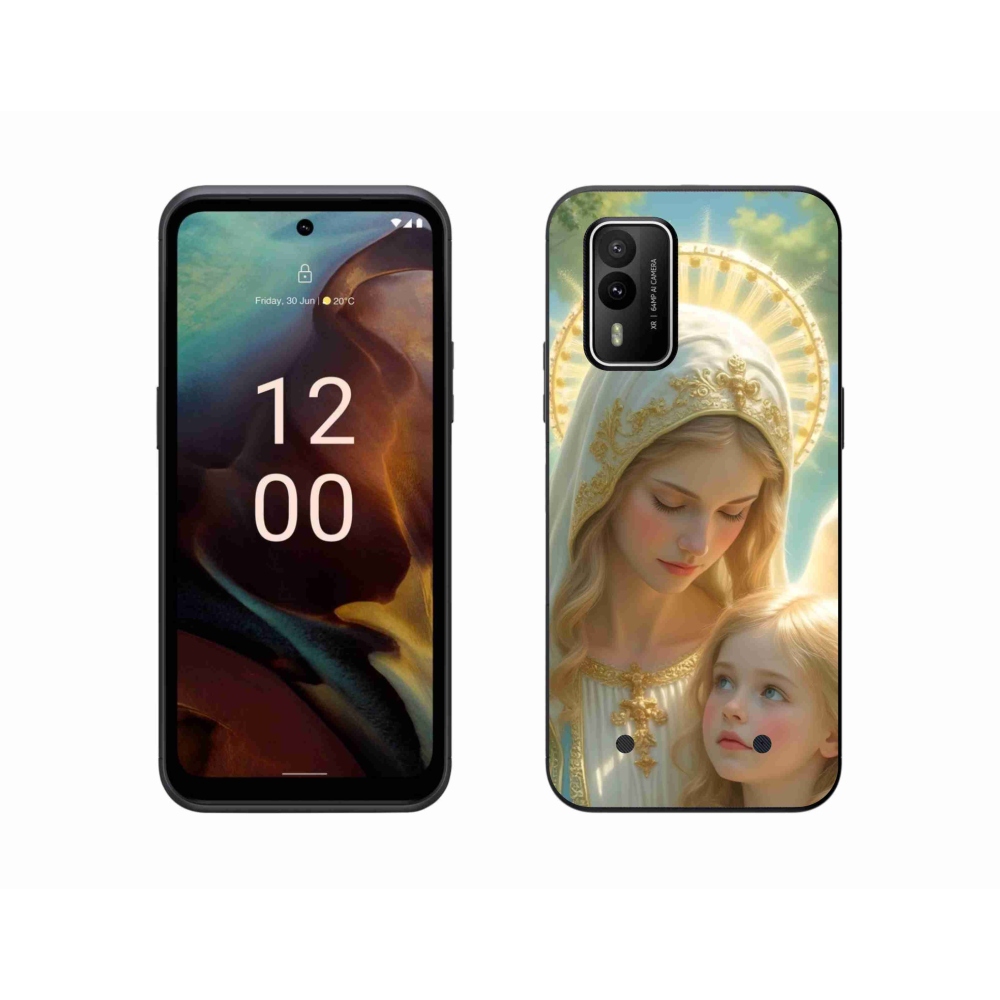 Gélový kryt mmCase na Nokia XR21 - náboženský motív 2