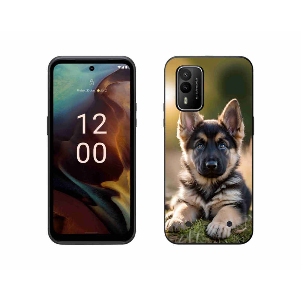 Gélový kryt mmCase na Nokia XR21 - nemecký ovčiak v prírode