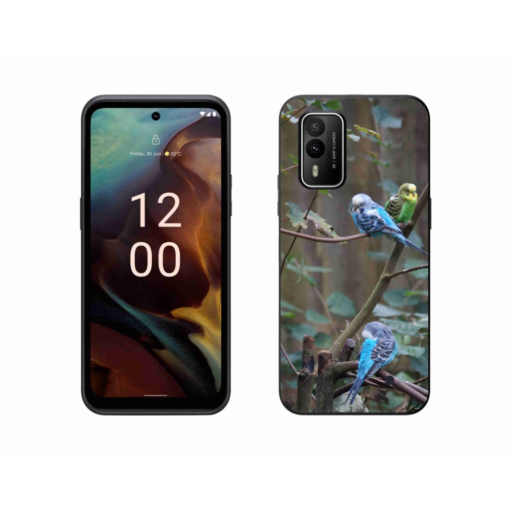 Gélový kryt mmCase na Nokia XR21 - papagáje na vetve