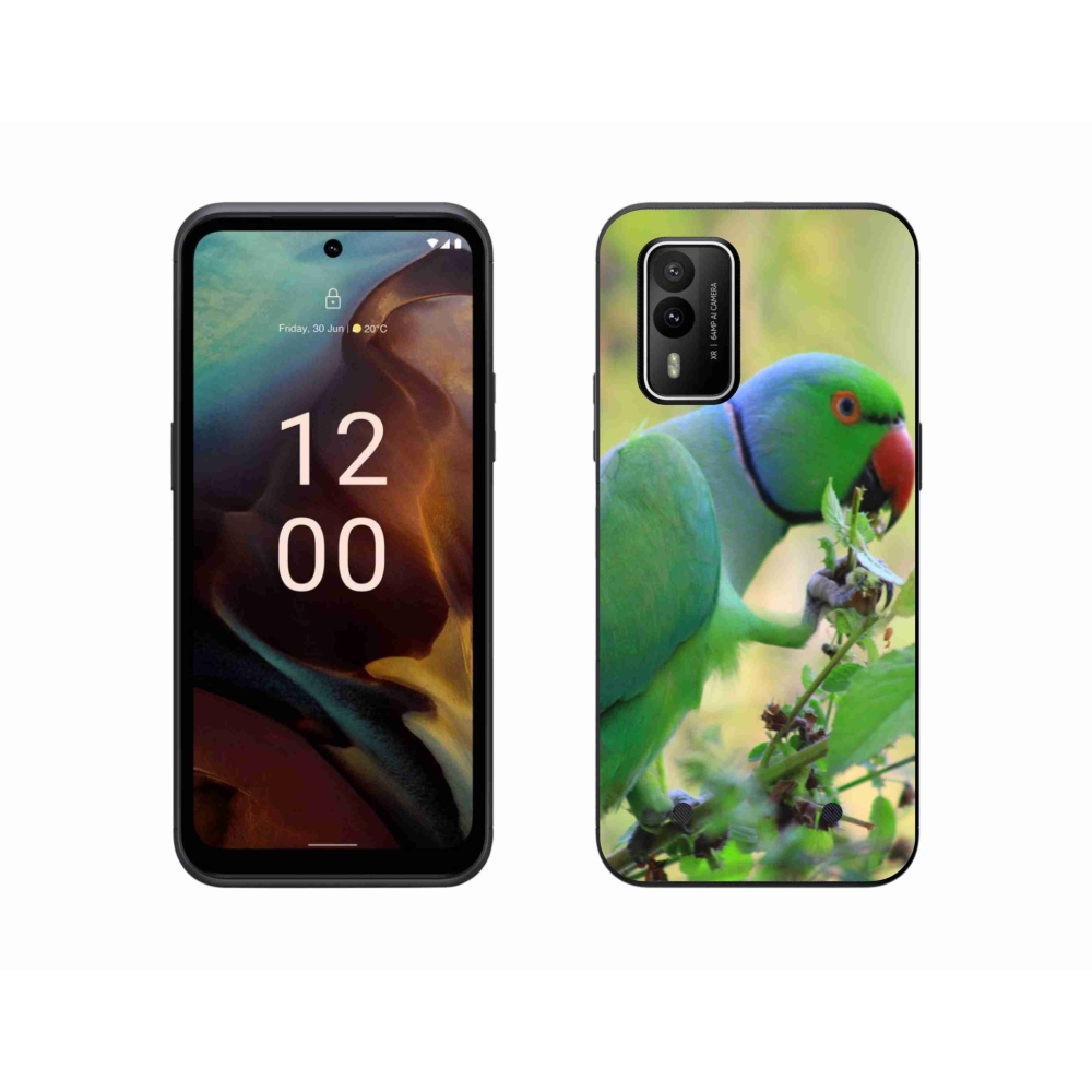 Gélový kryt mmCase na Nokia XR21 - papagáj alexander