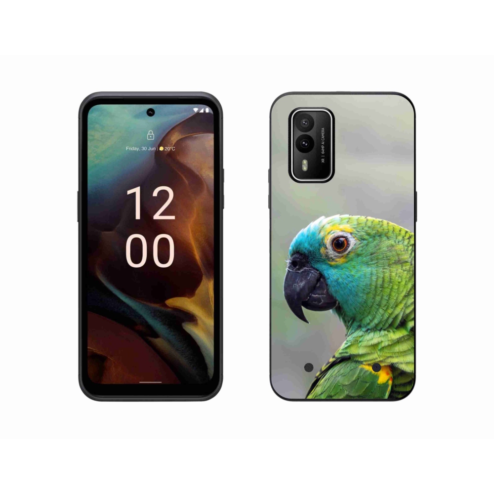 Gélový kryt mmCase na Nokia XR21 - papagáj amazončan
