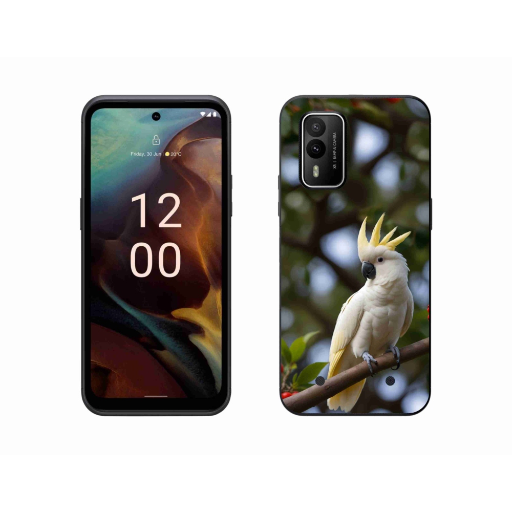 Gélový kryt mmCase na Nokia XR21 - papagáj kakadu 3
