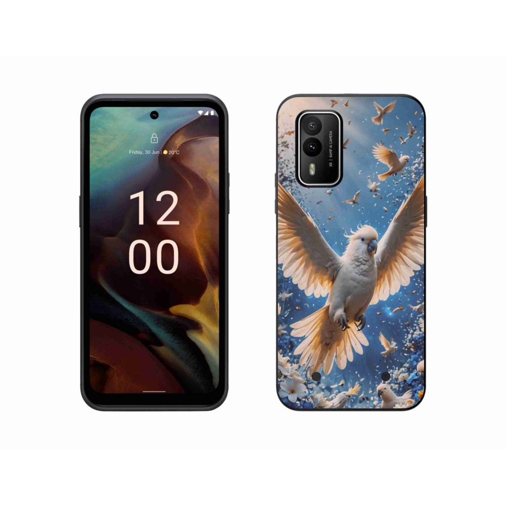 Gélový kryt mmCase na Nokia XR21 - papagáj kakadu
