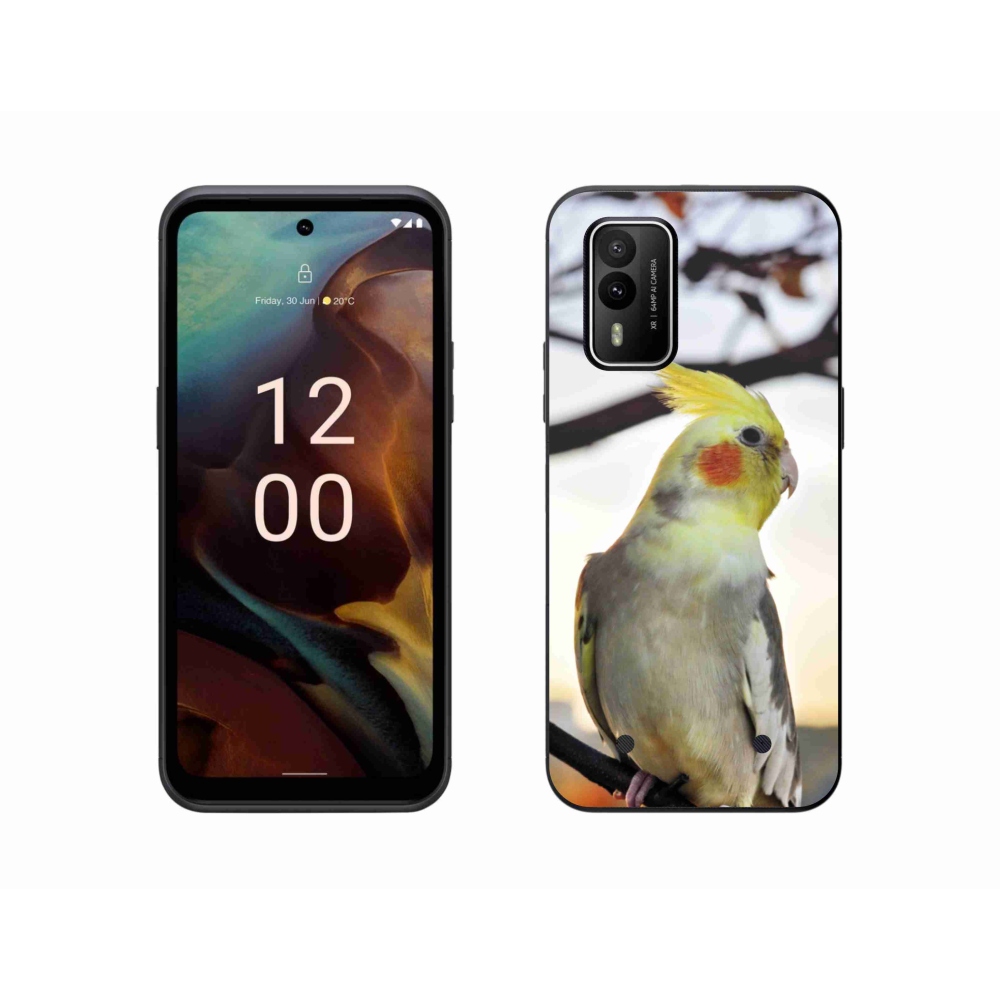 Gélový kryt mmCase na Nokia XR21 - papagáj korela