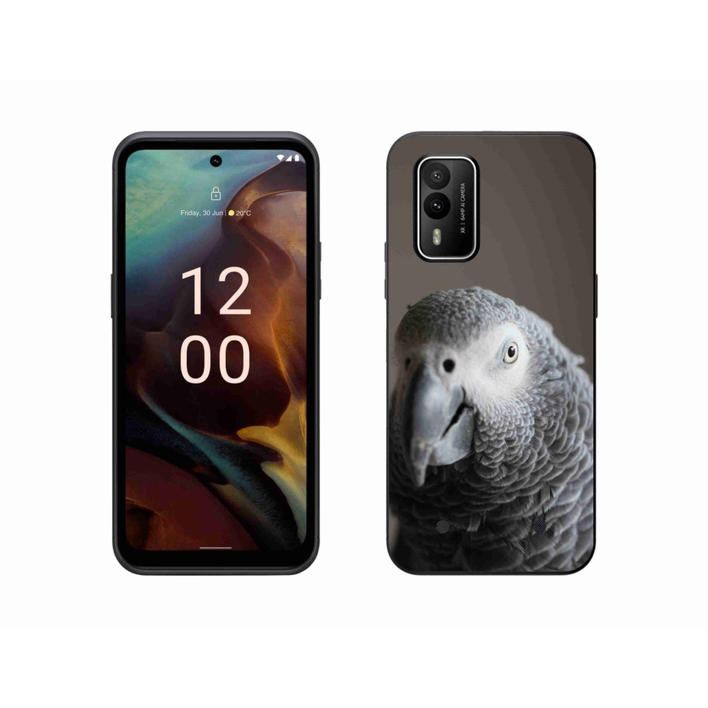 Gélový kryt mmCase na Nokia XR21 - papagáj žako 2