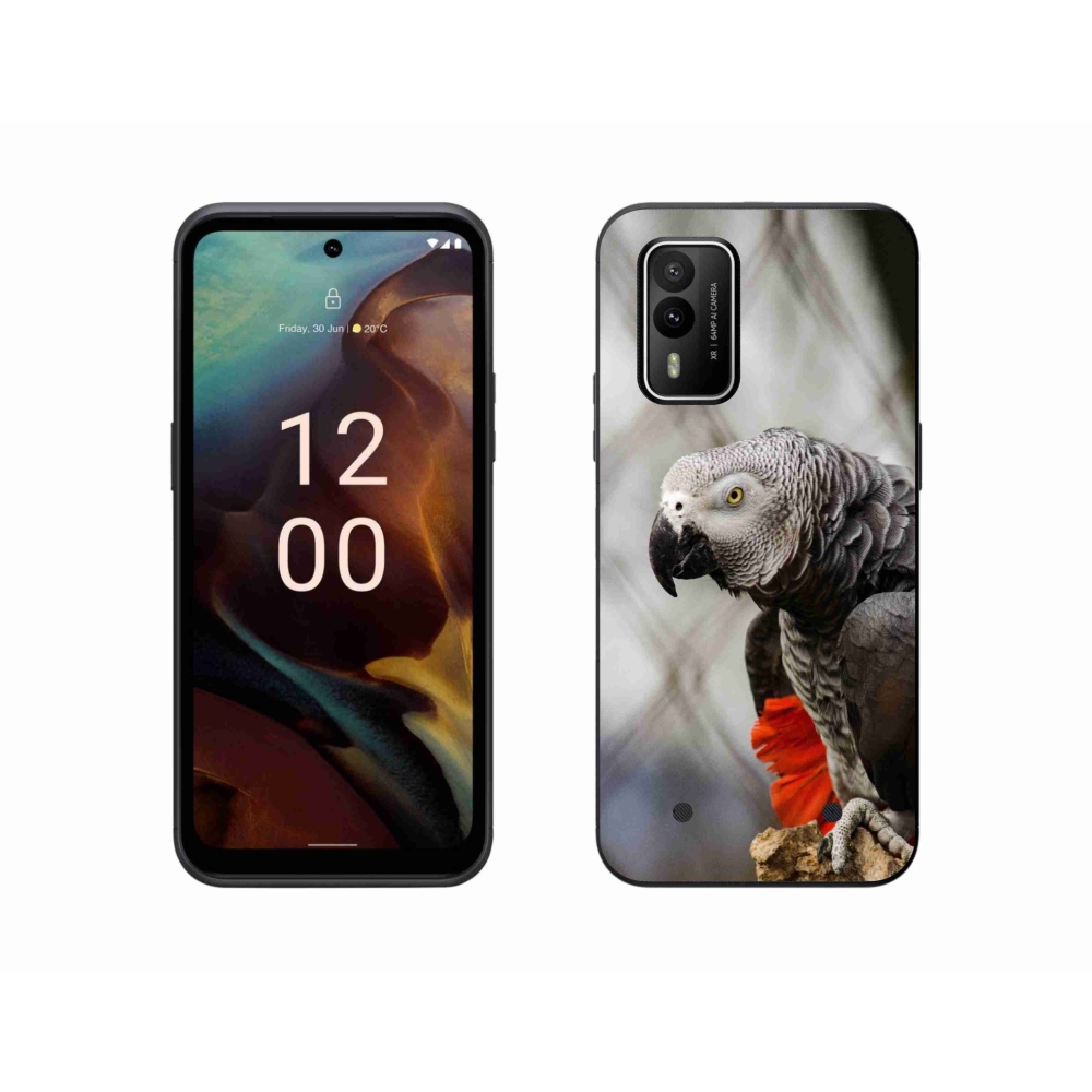 Gélový kryt mmCase na Nokia XR21 - papagáj žako 3