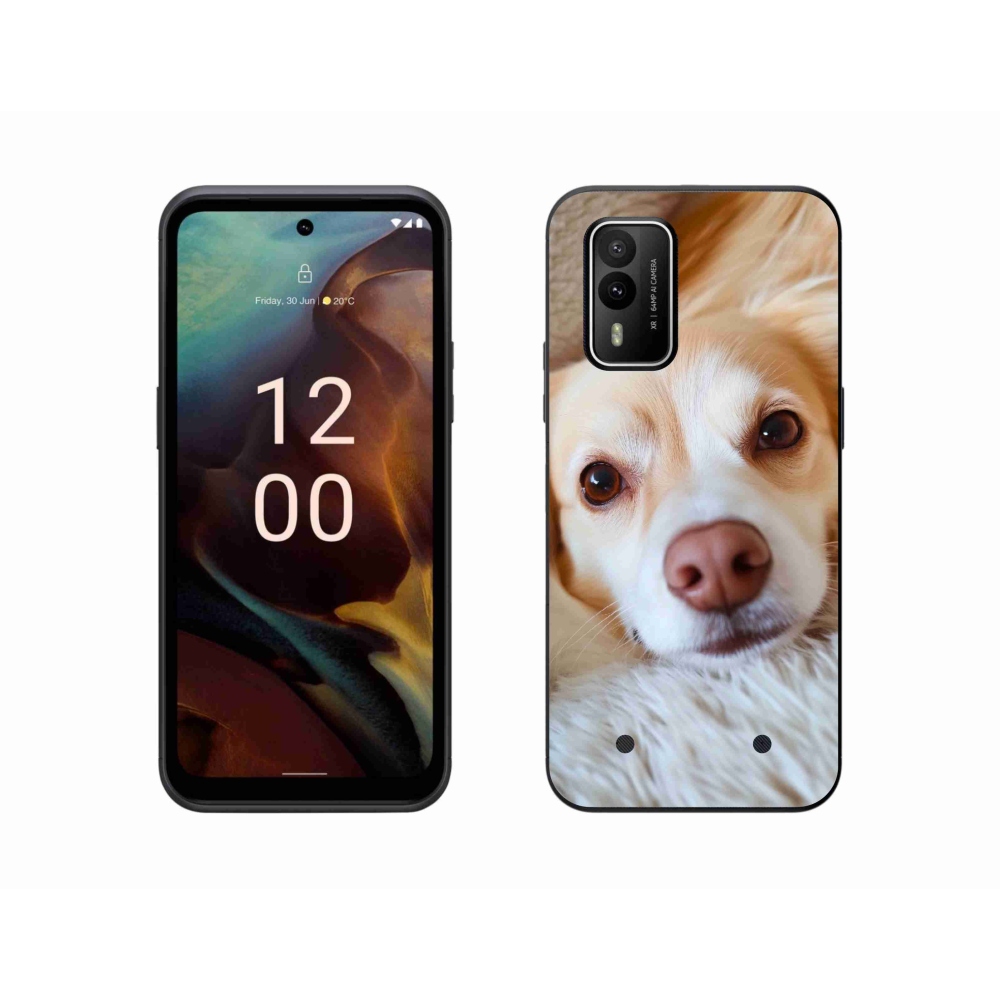 Gélový kryt mmCase na Nokia XR21 - Roztomilá čivava