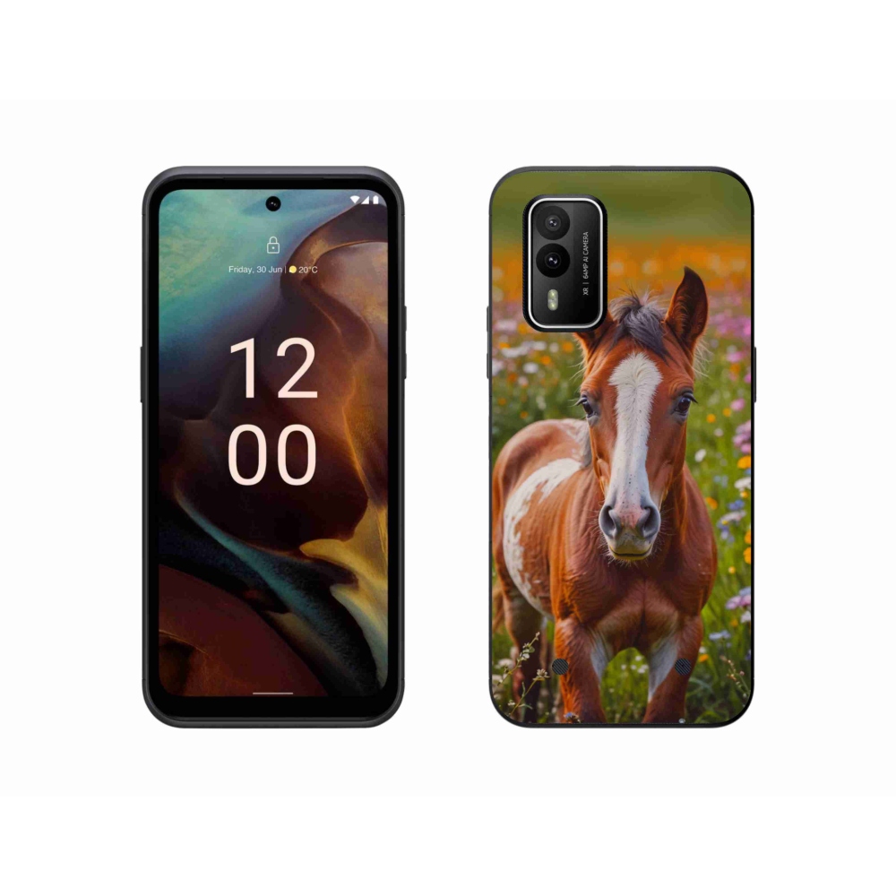 Gélový kryt mmCase na Nokia XR21 - roztomilé žriebä