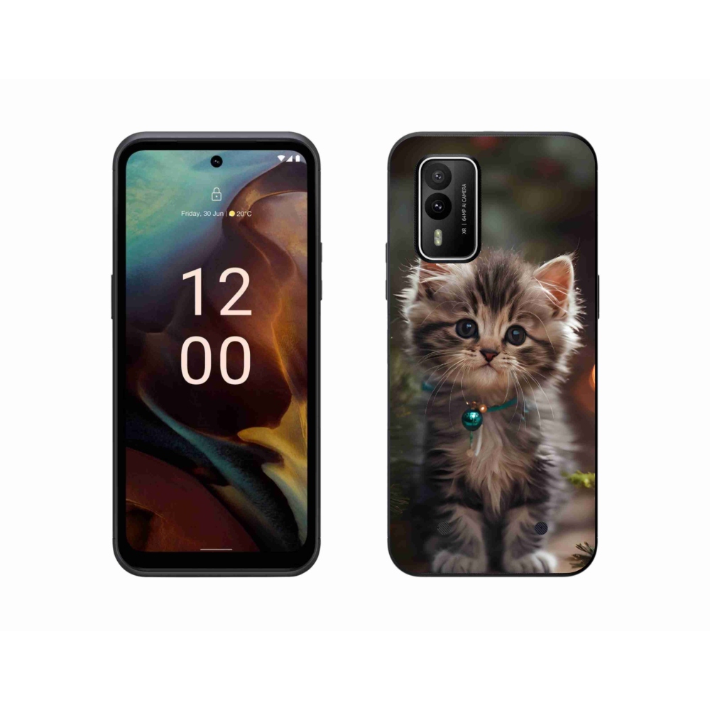 Gélový kryt mmCase na Nokia XR21 - roztomilé mačiatko 11