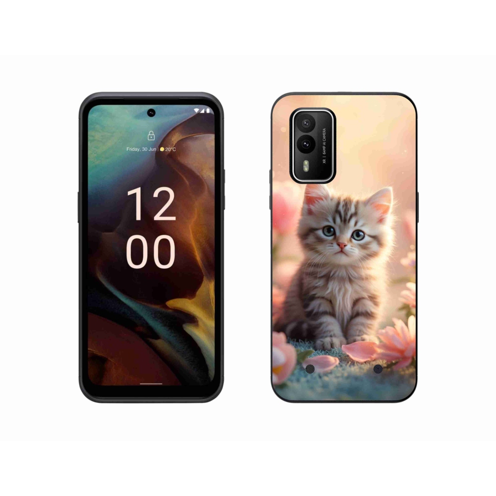 Gélový kryt mmCase na Nokia XR21 - roztomilé mačiatko 8