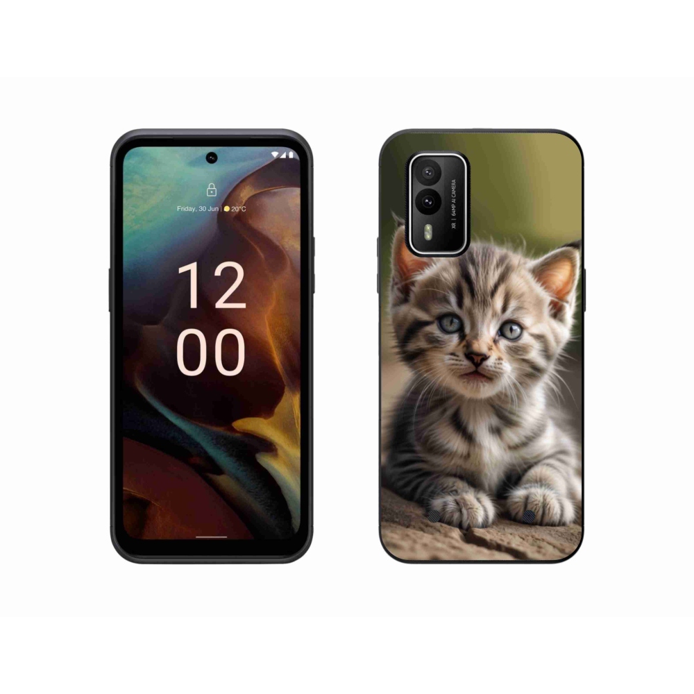 Gélový kryt mmCase na Nokia XR21 - roztomilé mačiatko 9