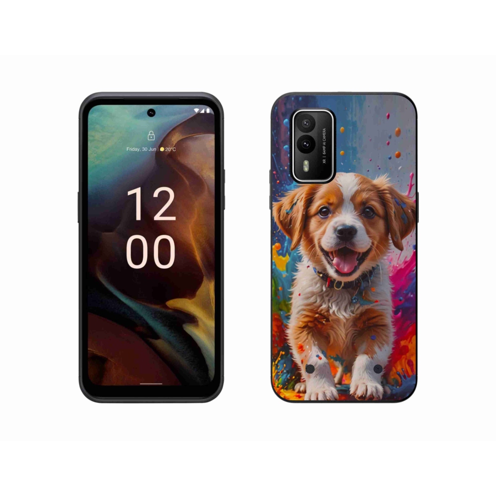 Gélový kryt mmCase na Nokia XR21 - roztomilé šteňa 3