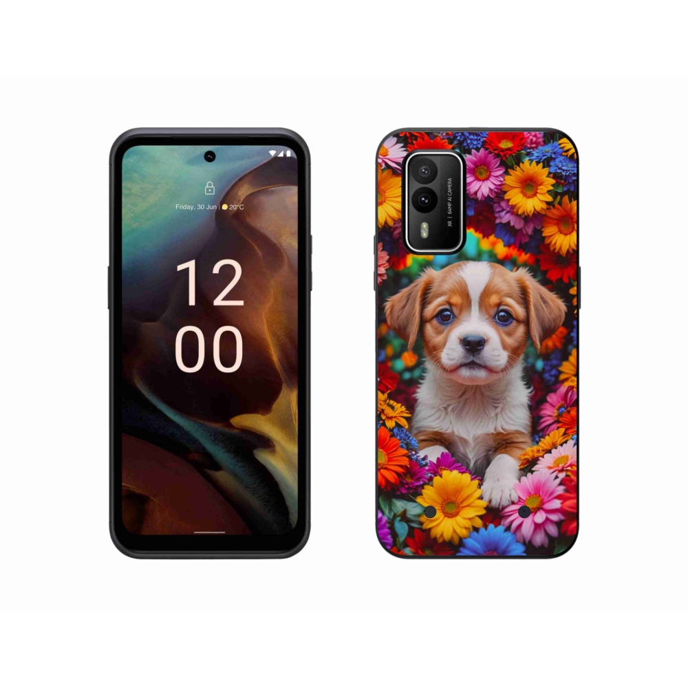 Gélový kryt mmCase na Nokia XR21 - roztomilé šteňa