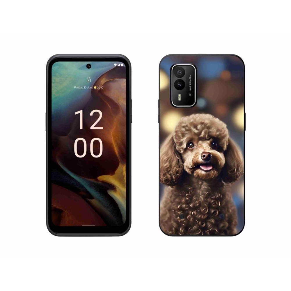 Gélový kryt mmCase na Nokia XR21 - roztomilý pudel