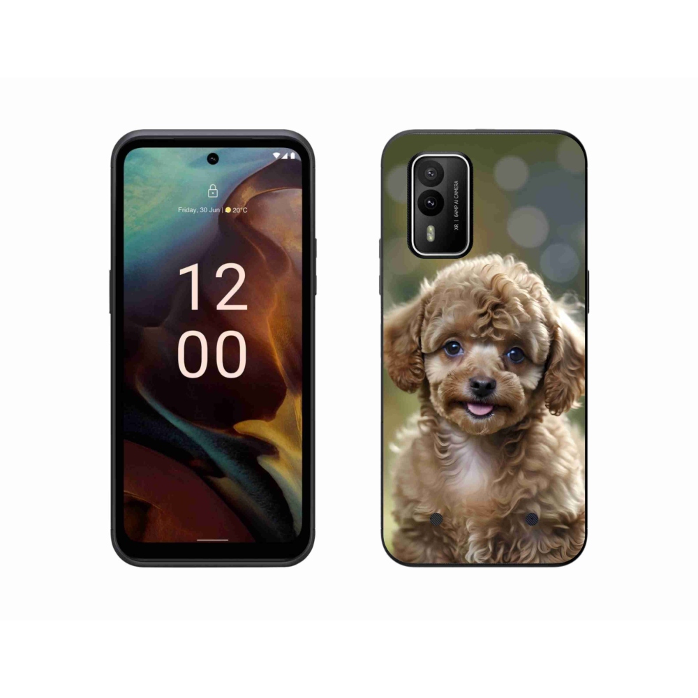 Gélový kryt mmCase na Nokia XR21 - roztomilý pudel