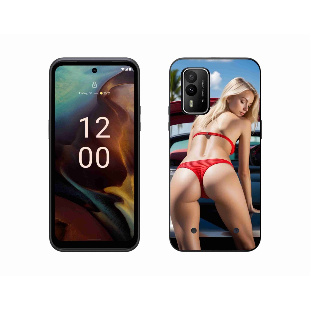 Gélový kryt mmCase na Nokia XR21 - sexy žena 2