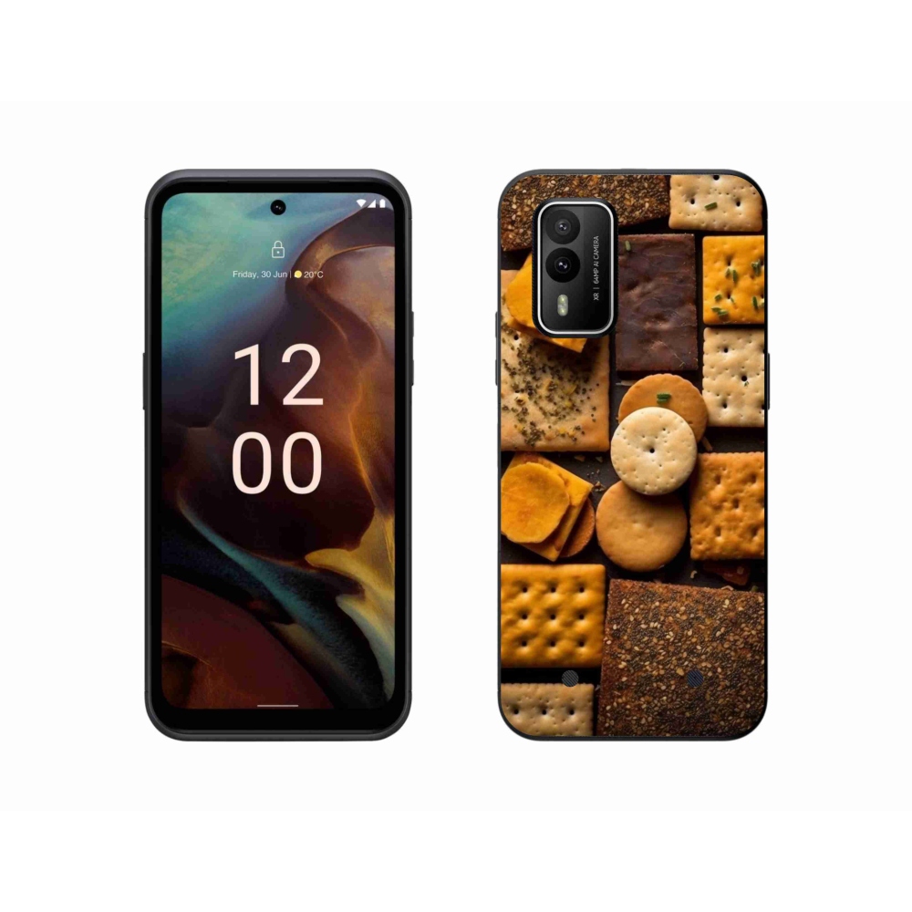 Gélový kryt mmCase na Nokia XR21 - sušienky