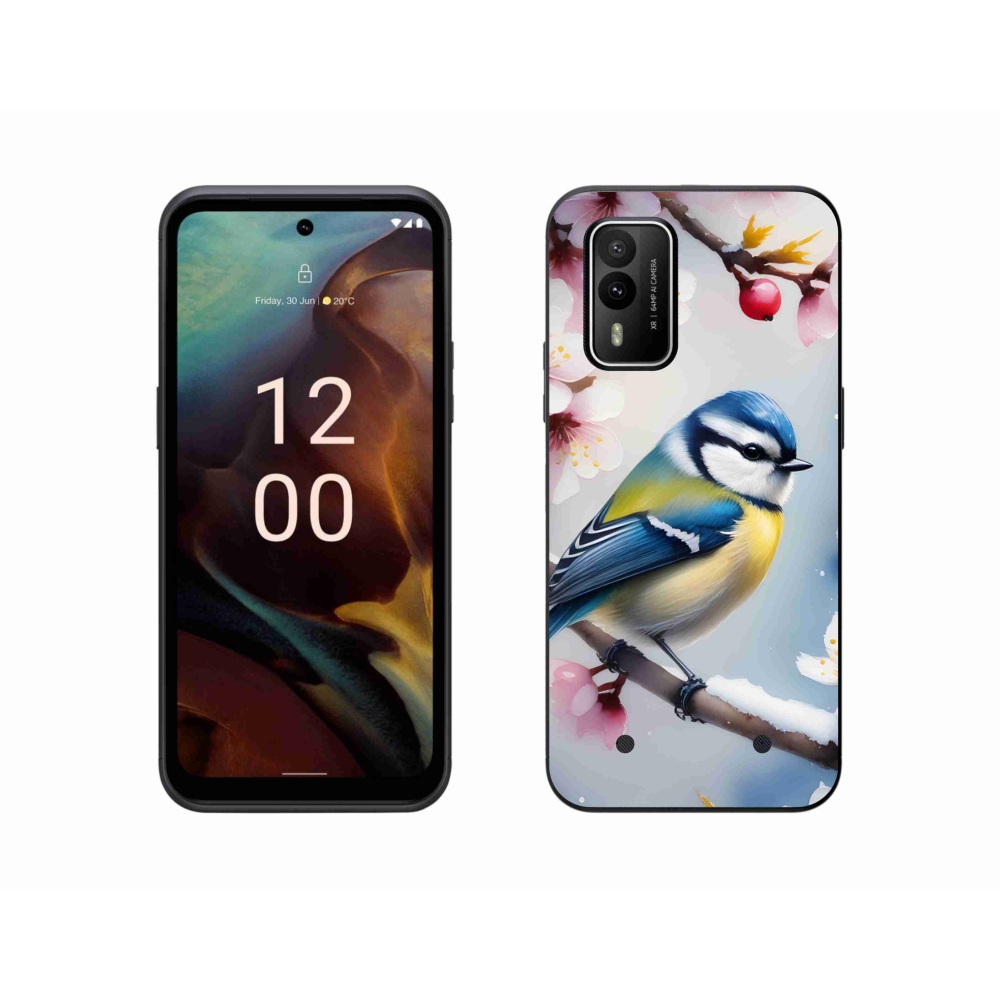 Gélový kryt mmCase na Nokia XR21 - sýkorka