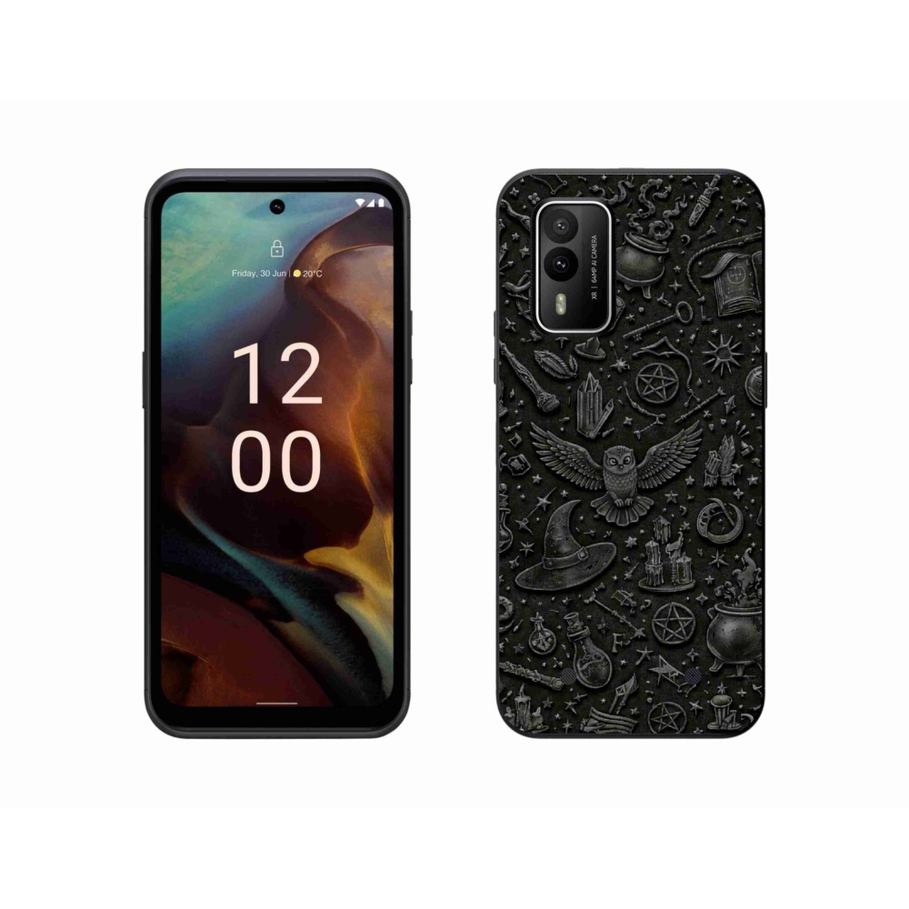 Gélový kryt mmCase na Nokia XR21 - tmavý magický svet