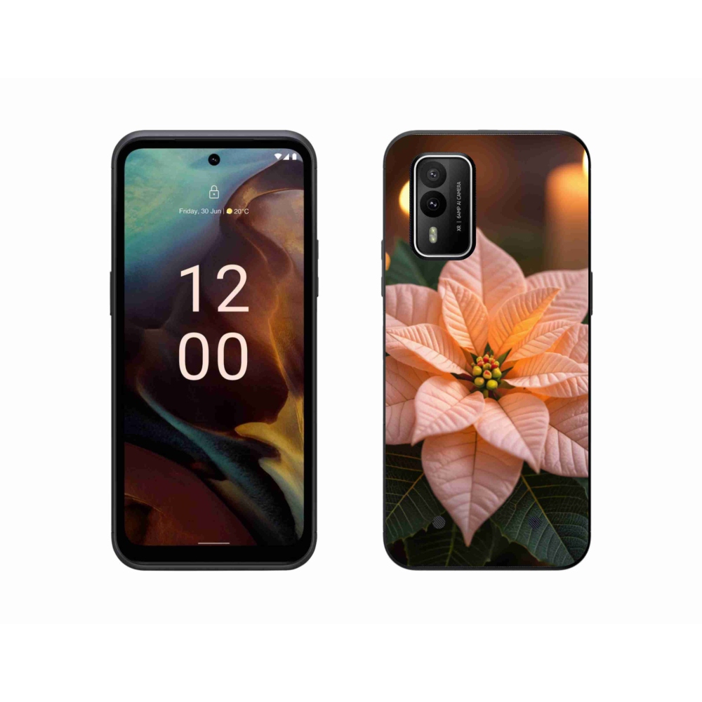 Gélový kryt mmCase na Nokia XR21 - vianočná hviezda