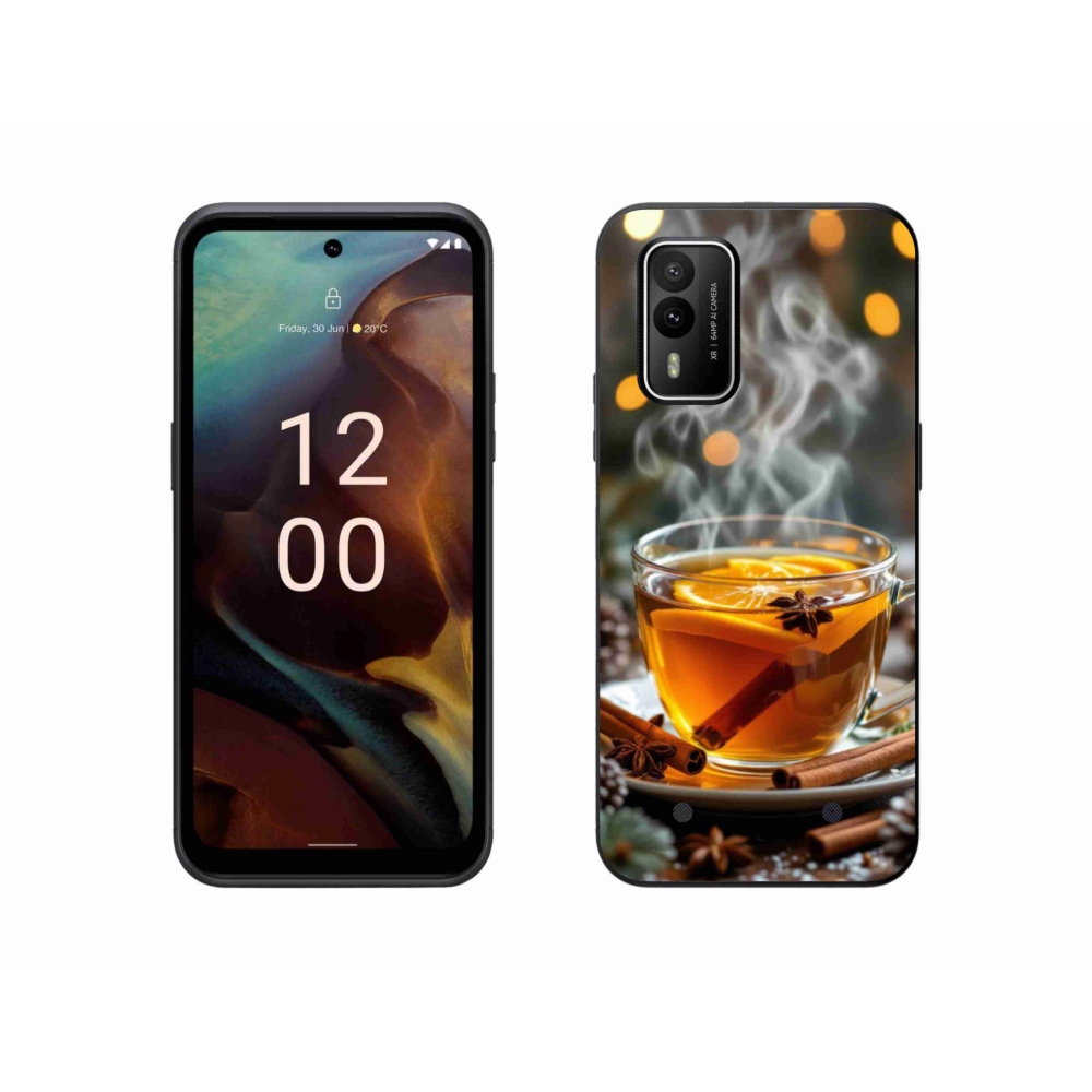 Gélový kryt mmCase na Nokia XR21 - vianočný punč