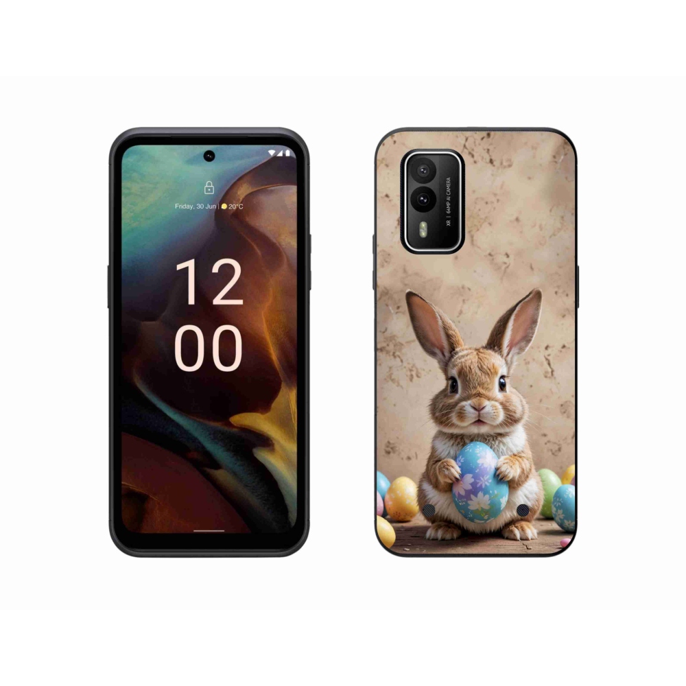 Gélový kryt mmCase na Nokia XR21 - veľkonočný zajačik