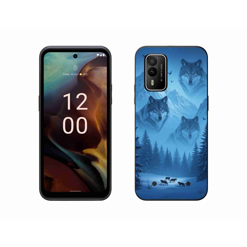 Gélový kryt mmCase na Nokia XR21 - vlčia svorka