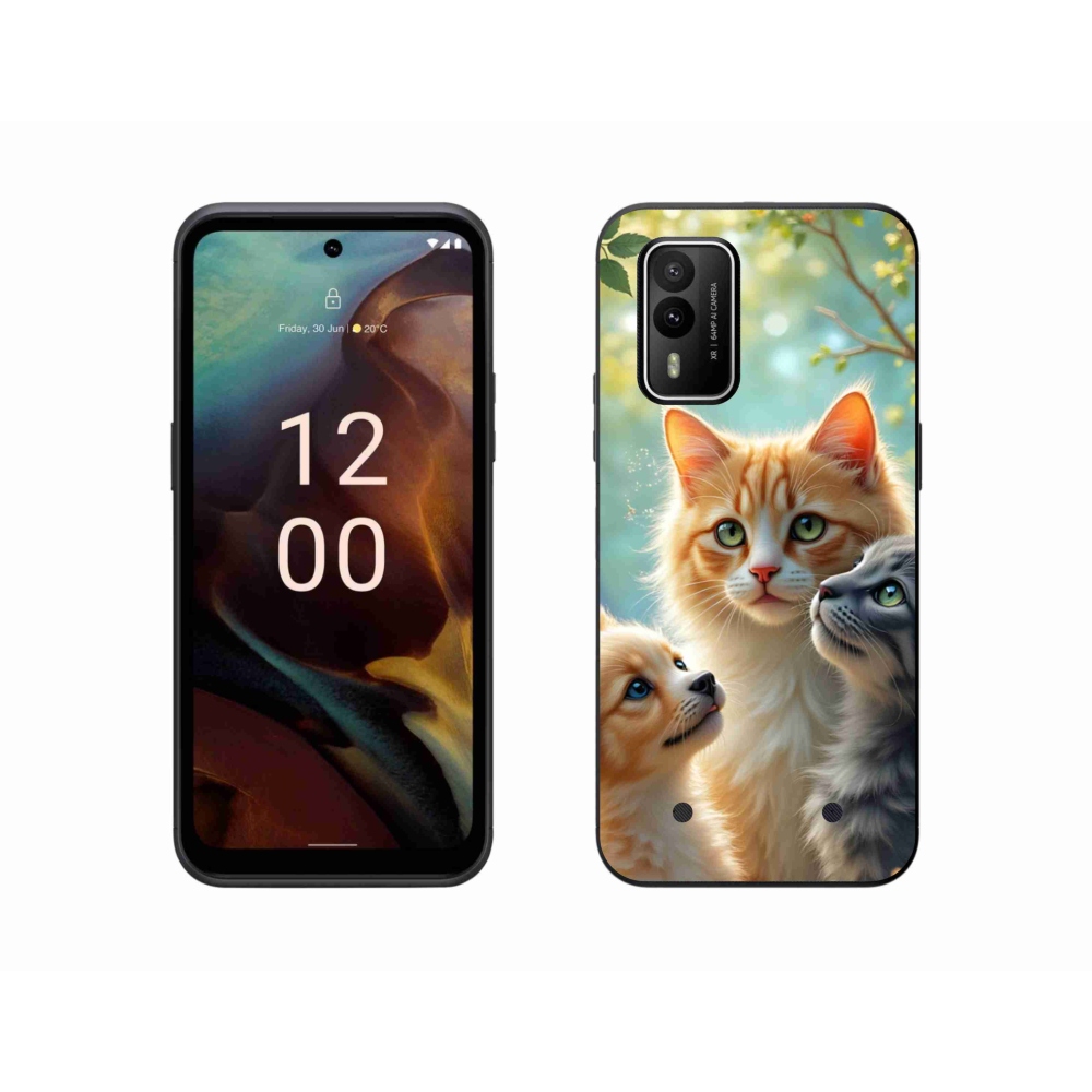 Gélový kryt mmCase na Nokia XR21 - zvieracie priateľstvo 2
