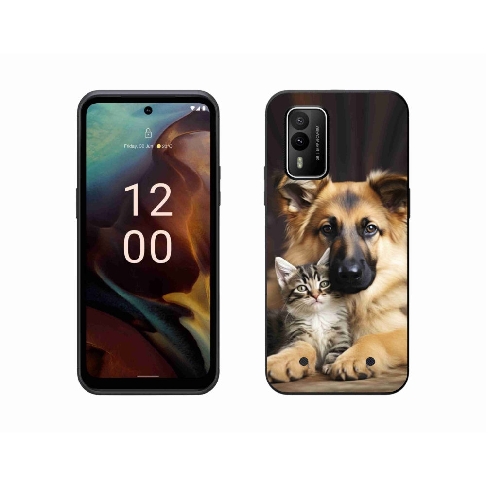 Gélový kryt mmCase na Nokia XR21 - zvieracie priateľstvo