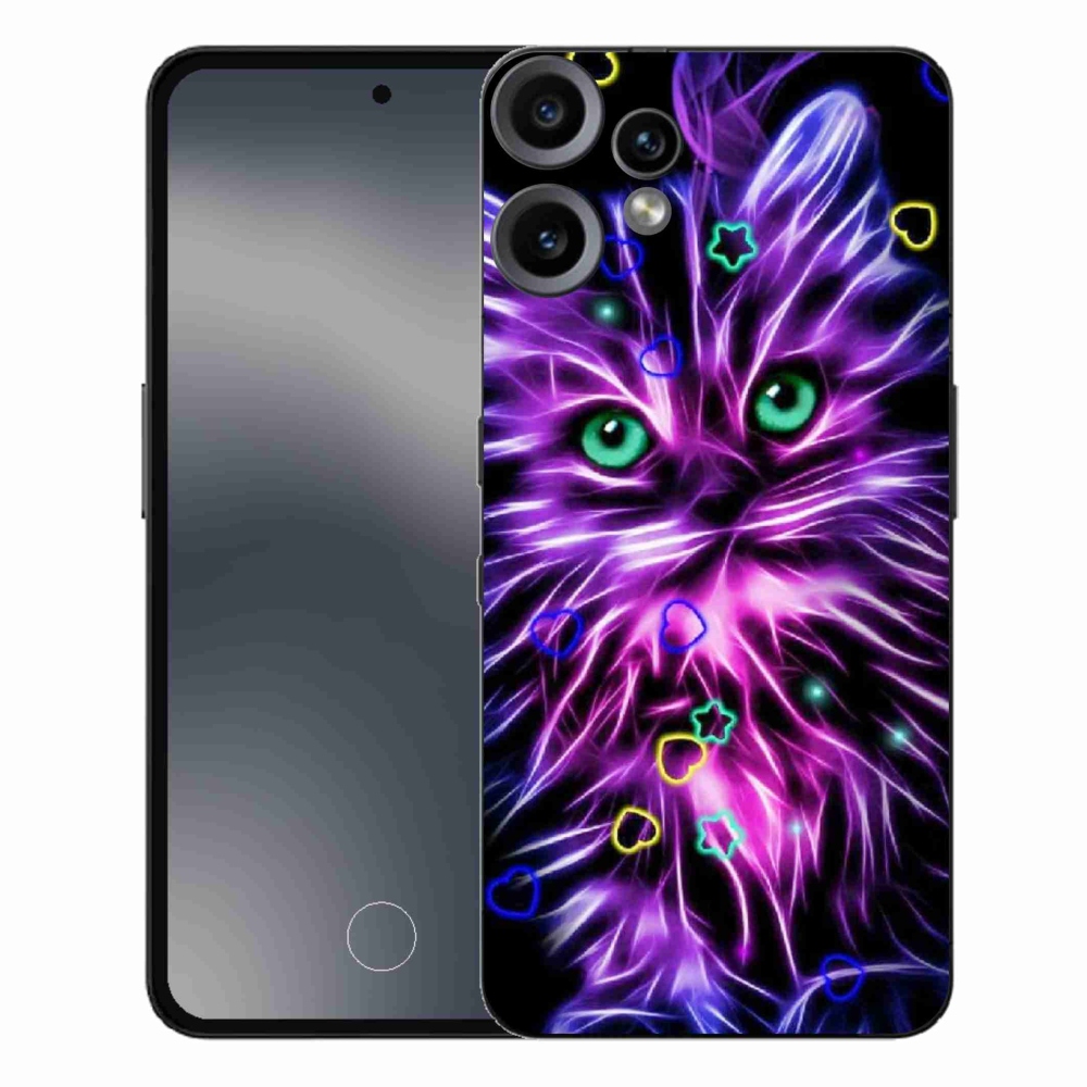 Gélový kryt mmCase na Nothing CMF Phone 2 Pro - abstraktná mačka