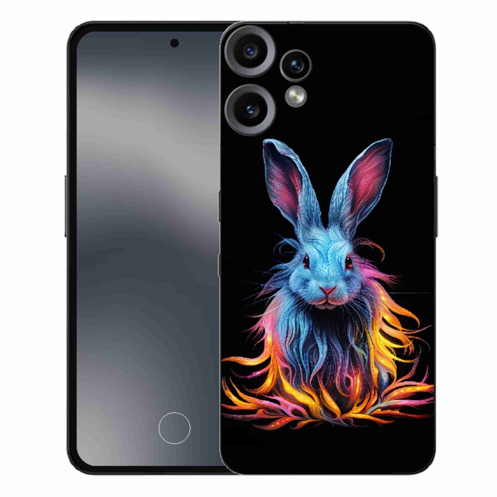 Gélový kryt mmCase na Nothing CMF Phone 2 Pro - abstraktný zajac
