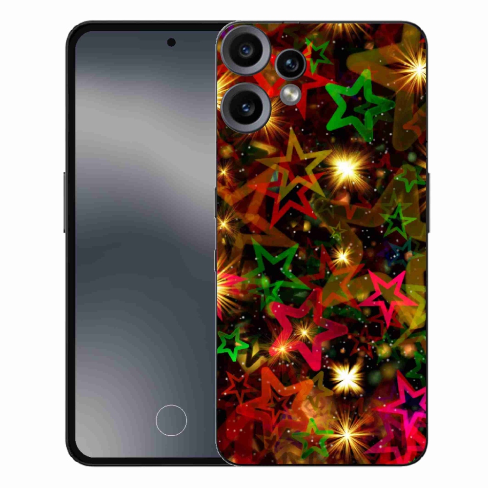 Gélový kryt mmCase na Nothing CMF Phone 2 Pro - farebné hviezdičky