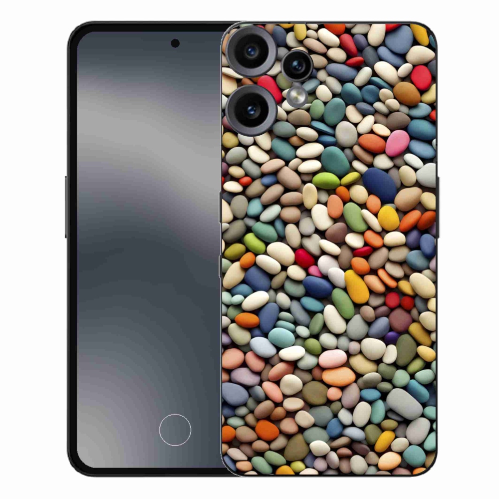 Gélový kryt mmCase na Nothing CMF Phone 2 Pro - farebné kamienky 2